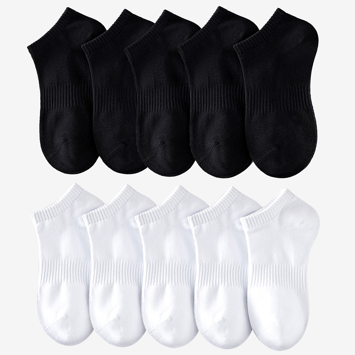 Sock Garter Men - 1/5 пар унисекс белых и черных