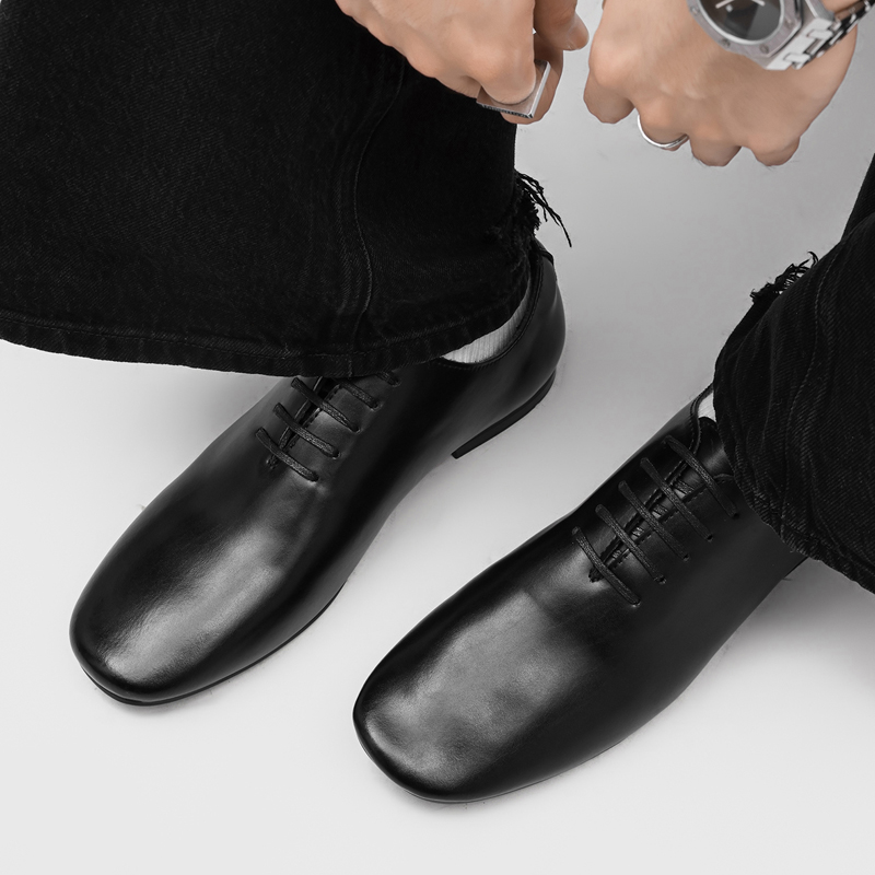 Formal Men Daily Wear Footwear - Мужские оксфорды на шнуровке, с квадратным