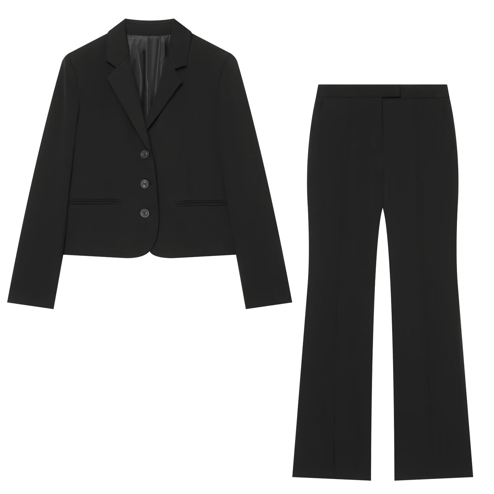 Женский черный деловой костюм  – обзор и цена Men Formal Wear All Black