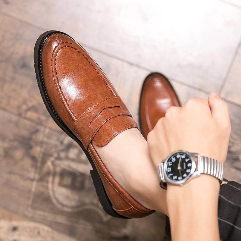 Мужские винтажные лоферы из ис – обзор и цена Formal Men Daily Wear Footwear