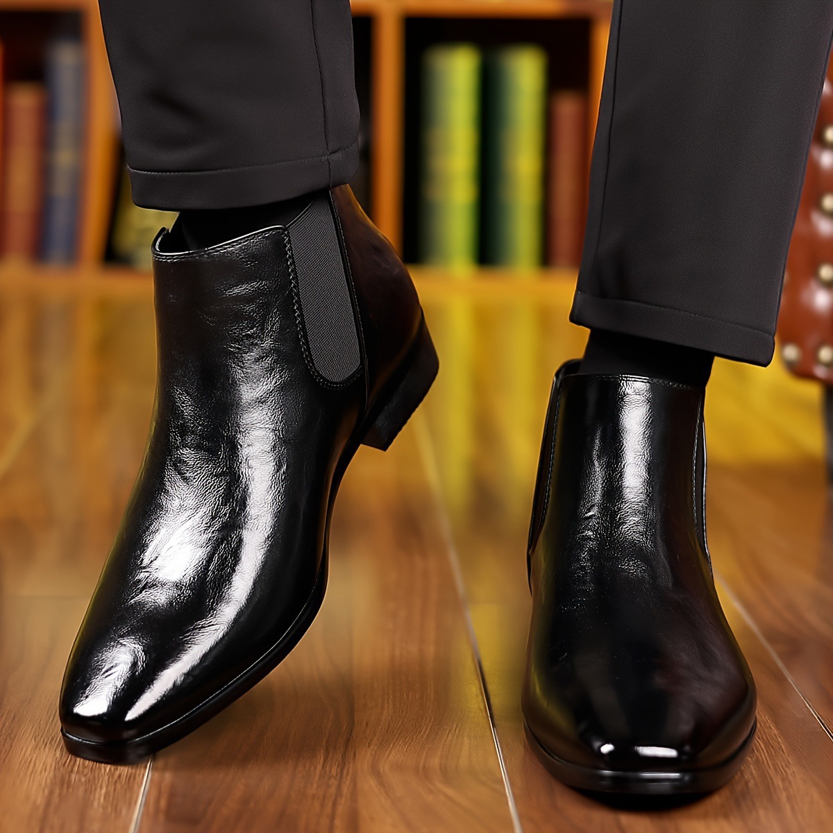 Ботинки челси, кожаные ботинки – обзор и цена Men Formal Wear With Boots