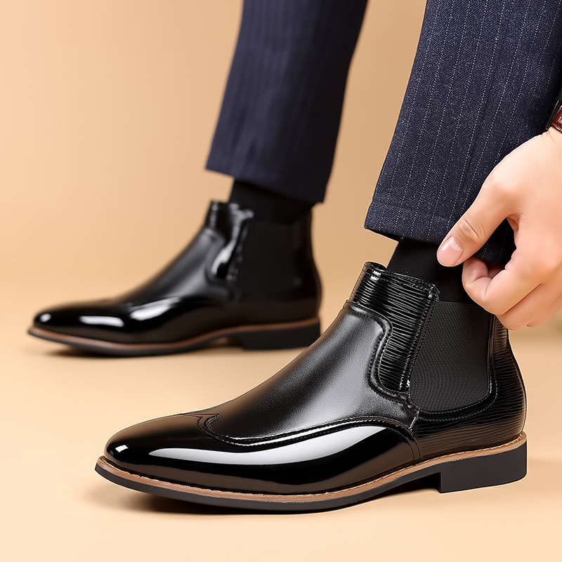Мужские ботинки челси, роскошн – обзор и цена Men Formal Wear With Boots