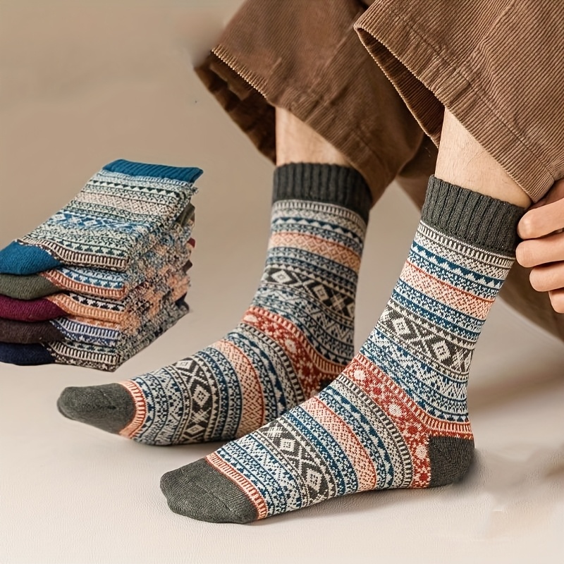 5 пар зимних толстых теплых но – обзор и цена Sock Garter Men